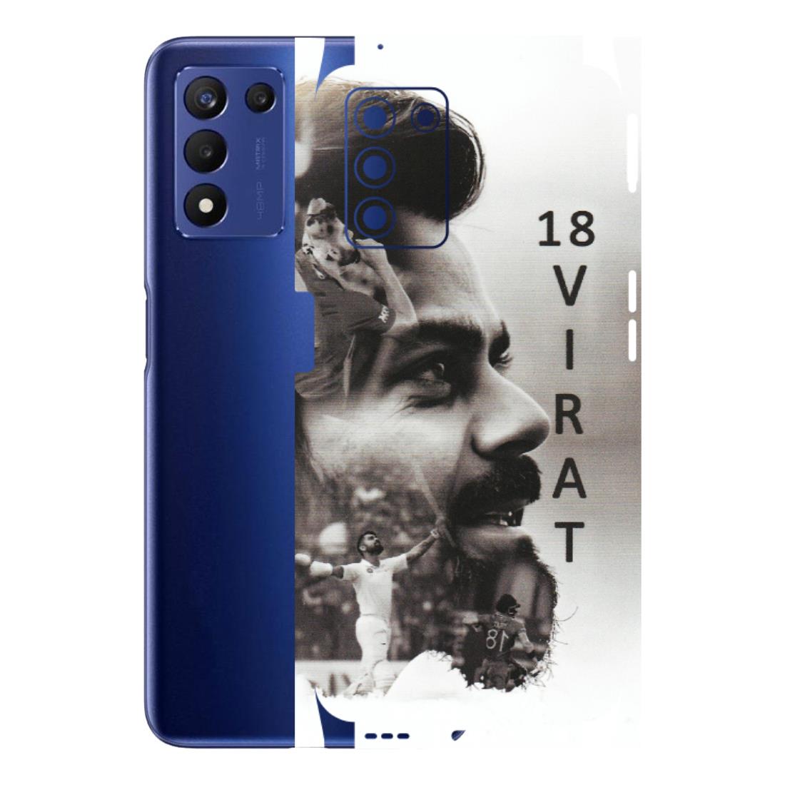 Realme Phone Skins (All Models) - Virat Kohli Cricketer - Matte Finish (M-163) Realme 9 5G SE