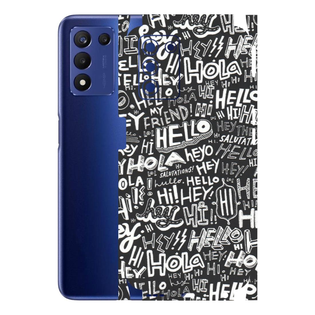 Realme Phone Skins (All Models) - Hi Hello Doodles - Matte Finish (M-25) Realme 9 5G SE