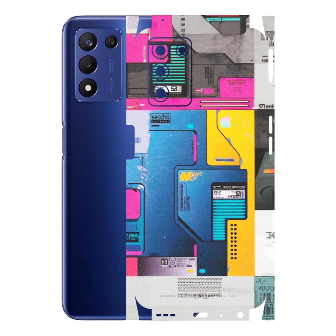 Realme Phone Skins (All Models) - Colourfull Motherboard Internals - Matte Finish (M-55) Realme 9 5G SE