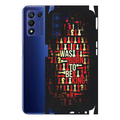 Realme Phone Skins (All Models) - Born To Be King - Matte Finish (M-73) Realme 9 5G SE