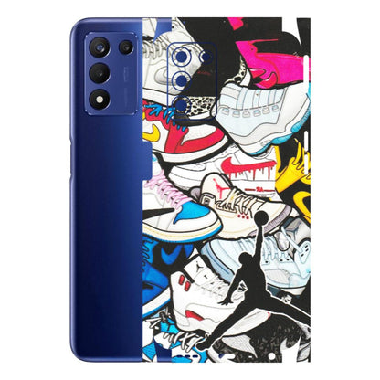 Realme Phone Skins (All Models) - Jordan Sneakers Fan - Matte Finish (M-80) Realme 9 5G SE