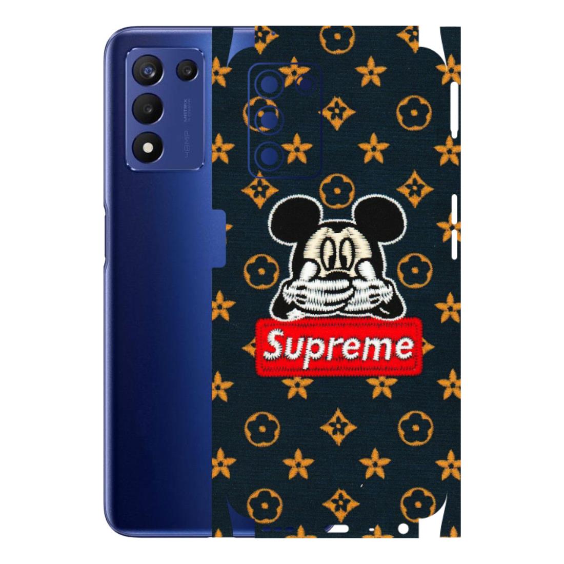 Realme Phone Skins (All Models) - Mickey Supreme - Matte Finish (M-83) Realme 9 5G SE
