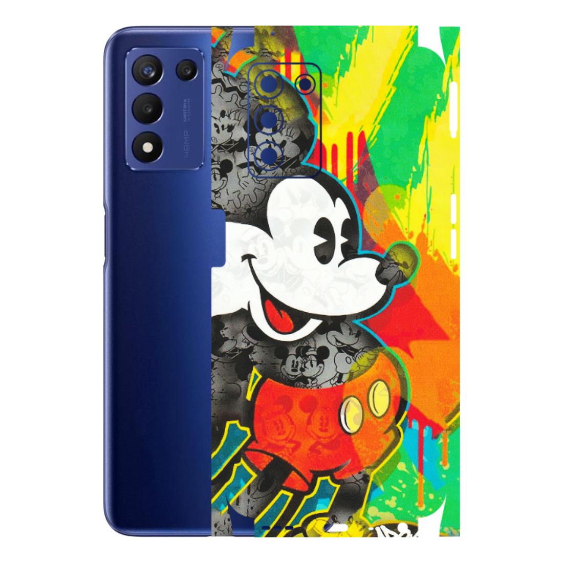 Realme Phone Skins (All Models) - Multiple Mickey With Colourful Texture - Matte Finish (M-84) Realme 9 5G SE