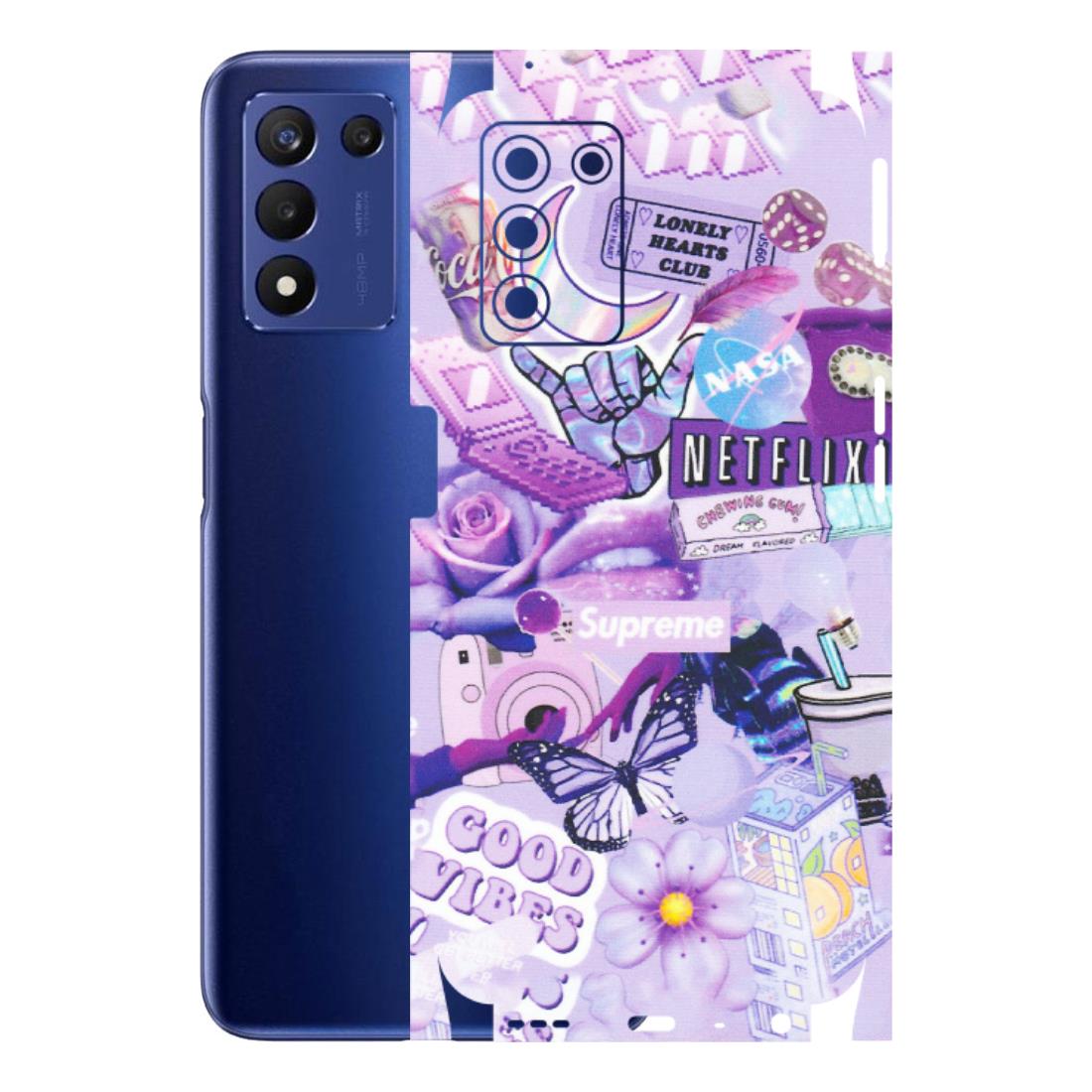 Realme Phone Skins (All Models) - Supreme Purple Magic - Matte Finish (M-88) Realme 9 5G SE