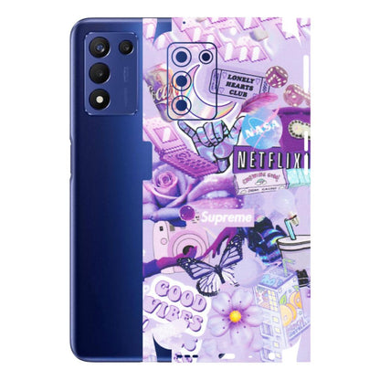 Realme Phone Skins (All Models) - Supreme Purple Magic - Matte Finish (M-88) Realme 9 5G SE