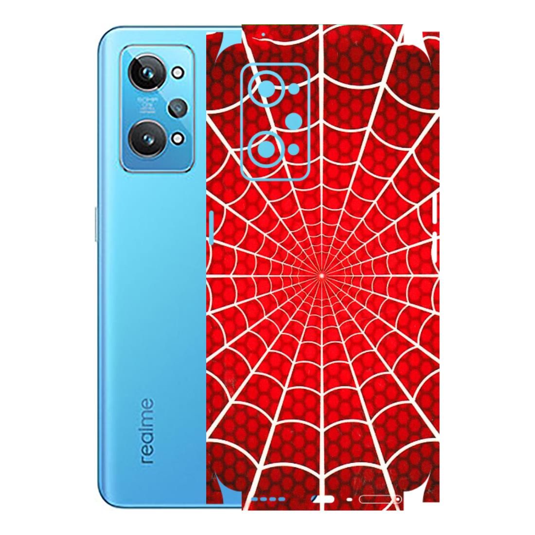 Realme Phone Skins (All Models) - Classic Spidey Web - 3D Embossed Finish (L-115) Realme GT 2