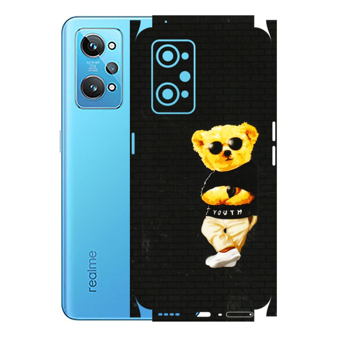 Realme Phone Skins (All Models) - Classy Teddy Bear - 3D Embossed Finish (L-116) Realme GT 2