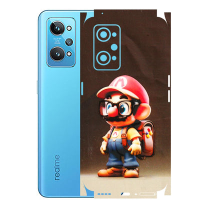 Realme Phone Skins (All Models) - Little Mario - 3D Embossed Finish (L-119) Realme GT 2