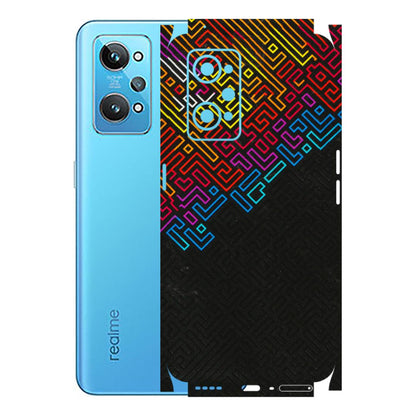 Realme Phone Skins (All Models) - Dotme Pattern Art - 3D Embossed Finish (L-121) Realme GT 2