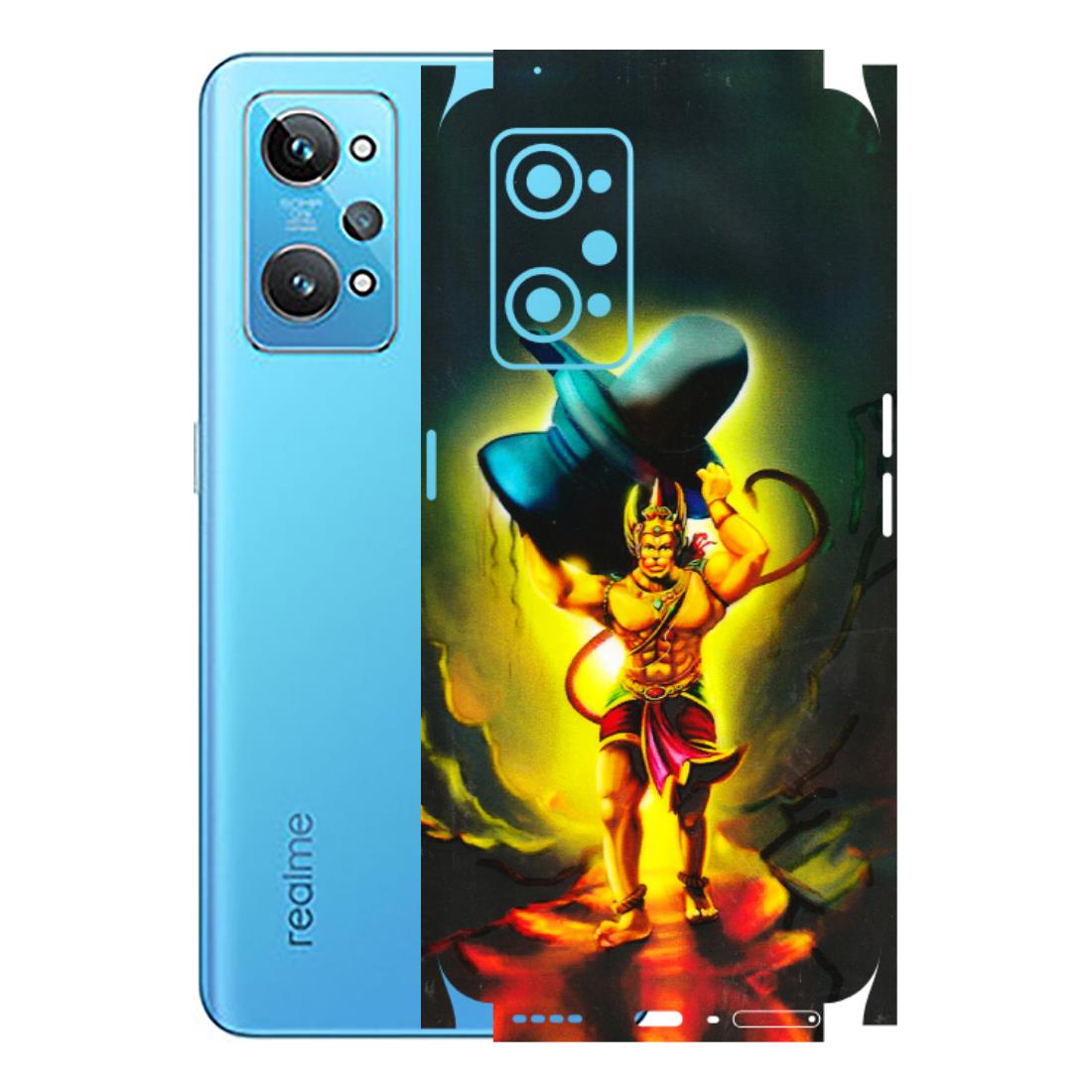 Realme Phone Skins (All Models) - Hanuman Ji - 3D Embossed Finish (L-128) Realme GT 2
