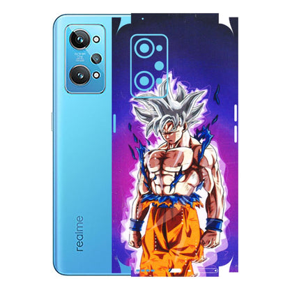 Realme Phone Skins (All Models) - Goku Purple Anime - 3D Embossed Finish (L-147) Realme GT 2