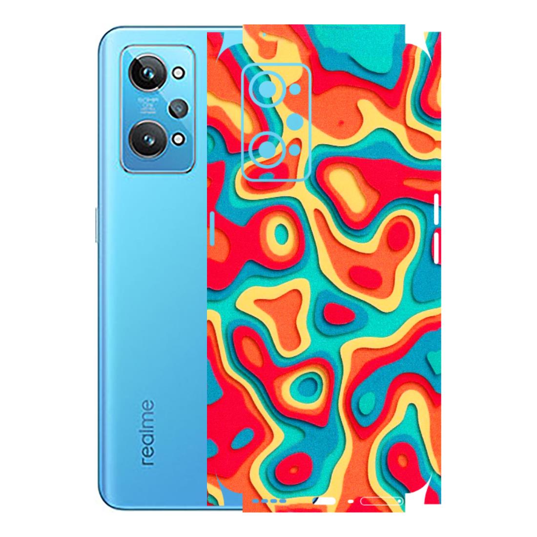 Realme Phone Skins (All Models) - Abstract Swirl - 3D Embossed Finish (L-150) Realme GT 2