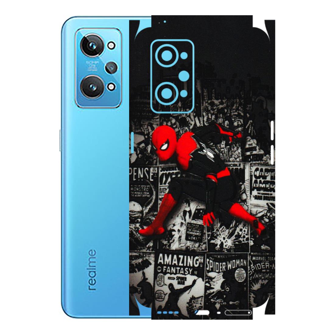 Realme Phone Skins (All Models) - SpiderMan New - 3D Embossed Finish (L-162) Realme GT 2