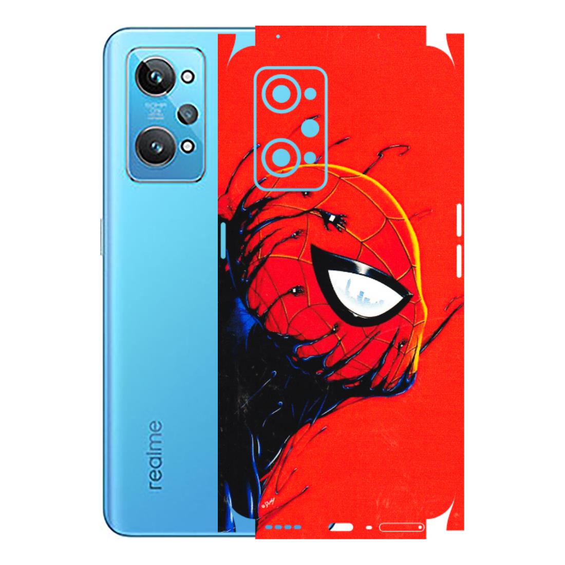 Realme Phone Skins (All Models) - Spiderman Face Venom - 3D Embossed Finish (L-165) Realme GT 2