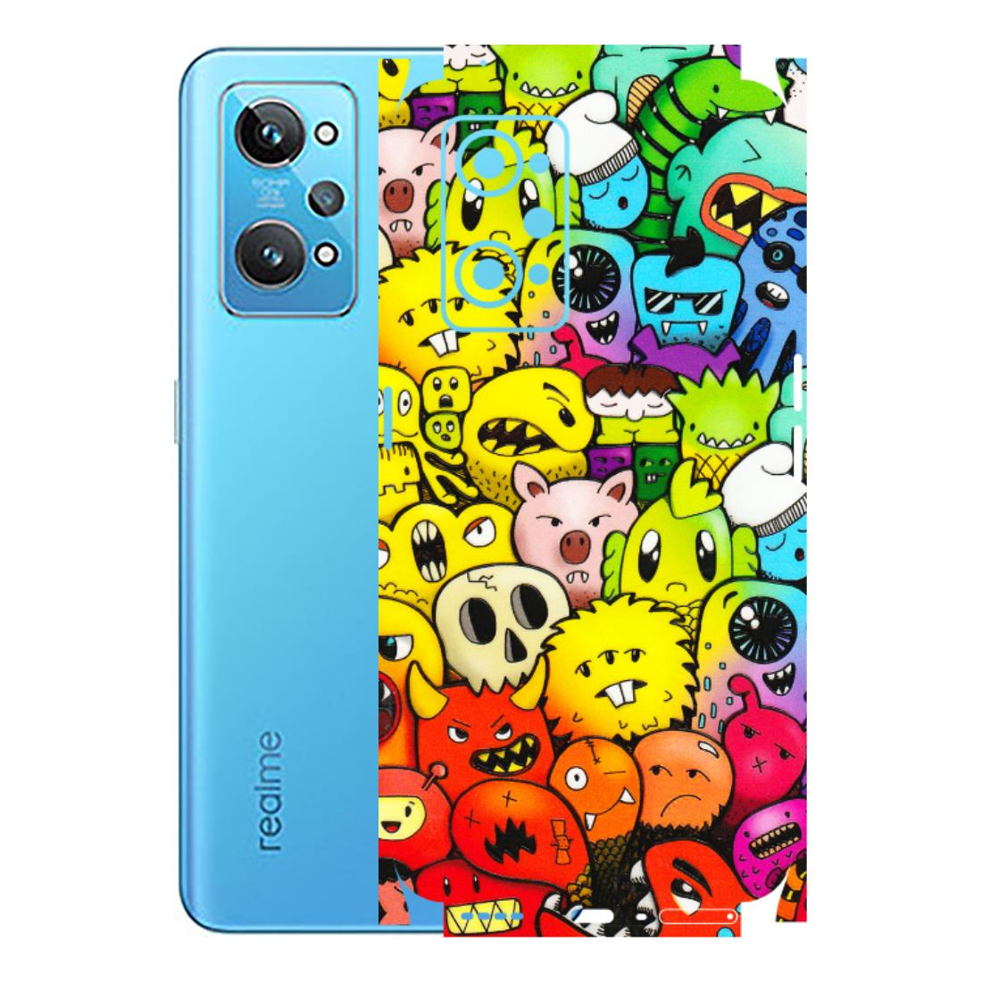 Realme Phone Skins (All Models) - Angry Funkies - 3D Embossed Finish (L-169) Realme GT 2