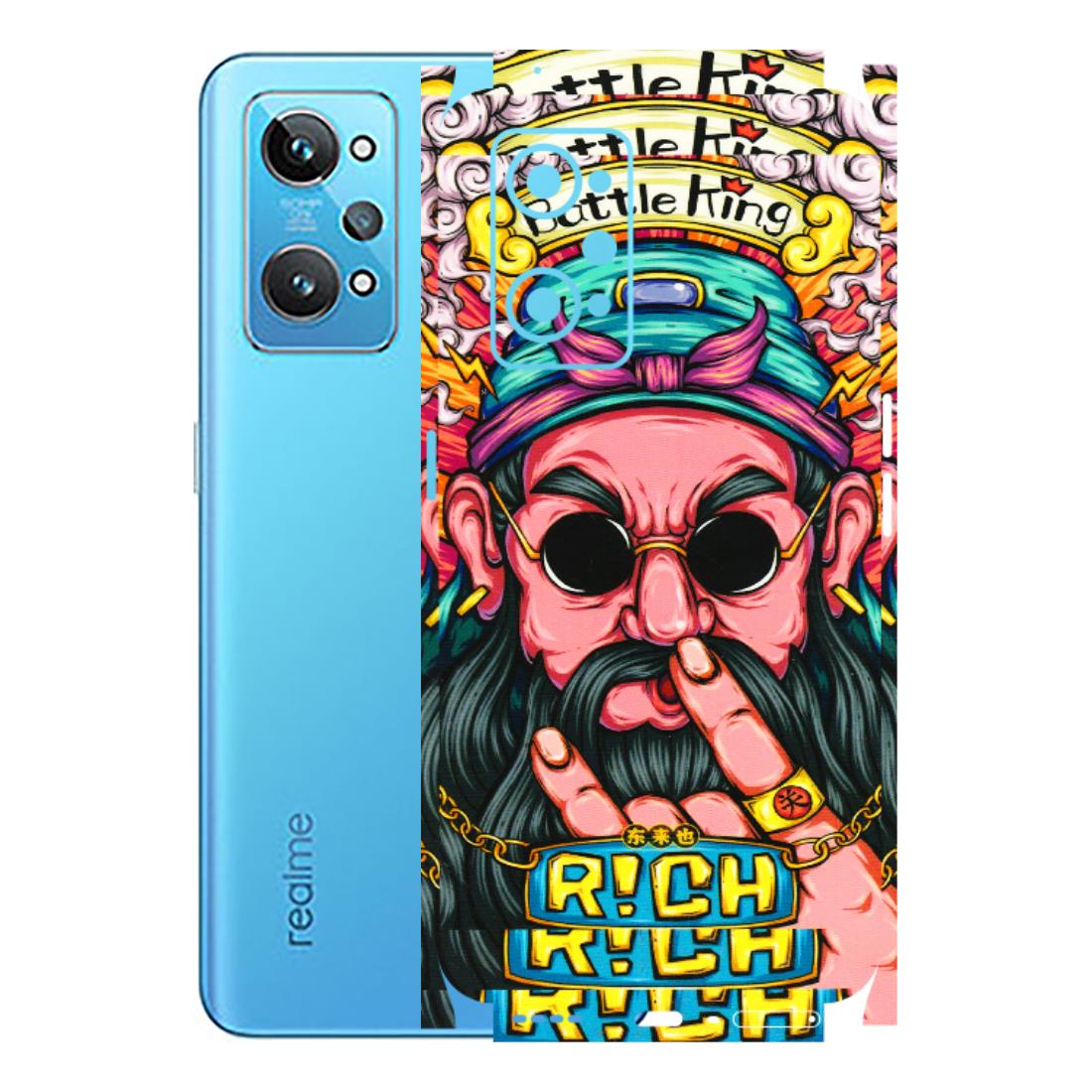 Realme Phone Skins (All Models) - Battle King Dude Face - 3D Embossed Finish (L-178) Realme GT 2