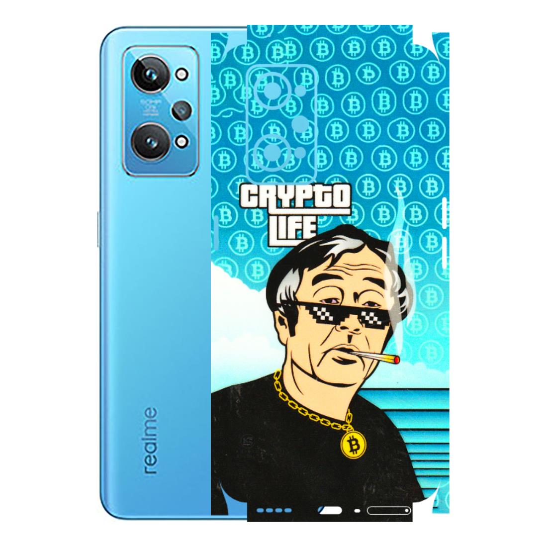 Realme Phone Skins (All Models) - Crypto Thug Life - 3D Embossed Finish (L-179) Realme GT 2