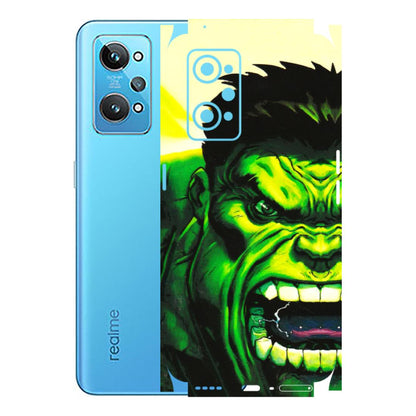 Realme Phone Skins (All Models) - Hulk - 3D Embossed Finish (L-180) Realme GT 2