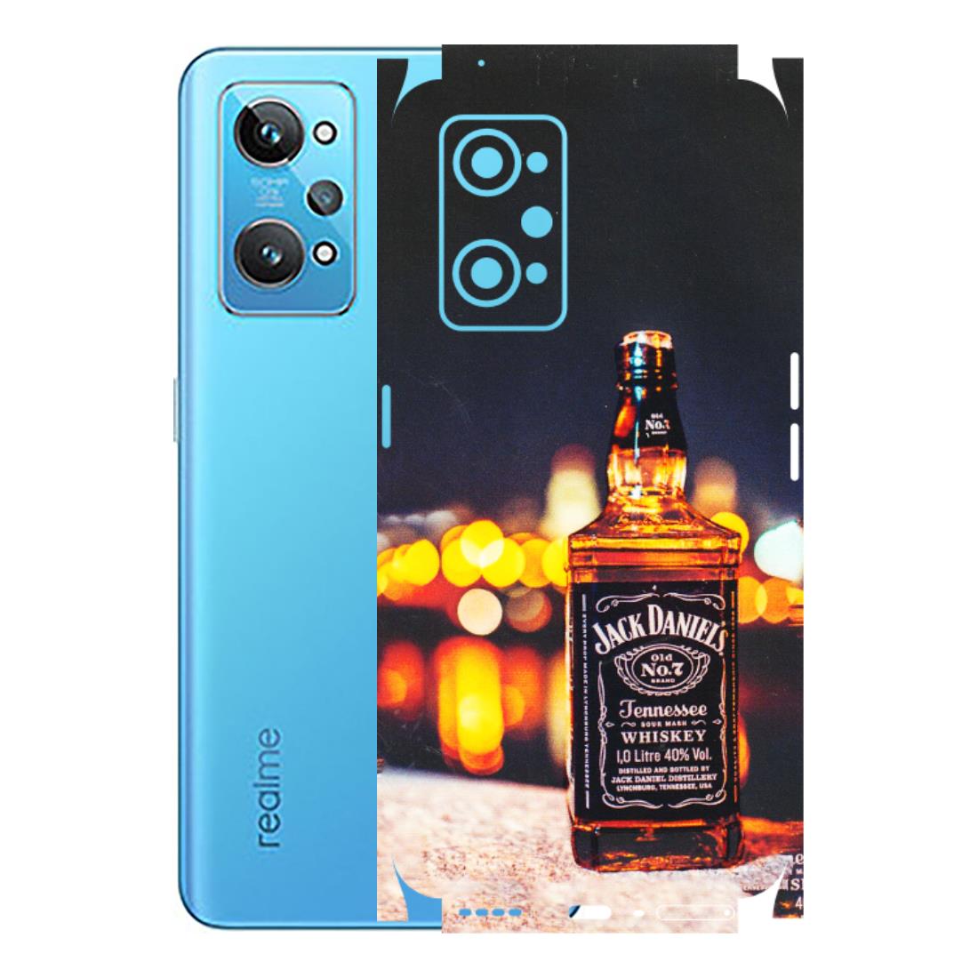 Realme Phone Skins (All Models) - JD Whiskey Bottle - 3D Embossed Finish (L-20) Realme GT 2