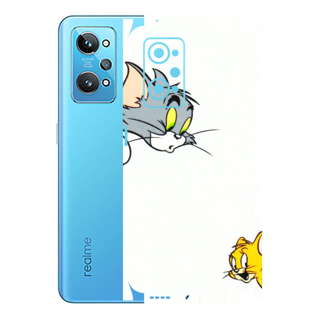 Realme Phone Skins (All Models) - Cute Tom And Jerry - 3D Embossed Finish (L-220) Realme GT 2