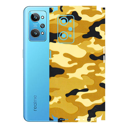Realme Phone Skins (All Models) - Indian Camo - 3D Embossed Finish (L-228) Realme GT 2