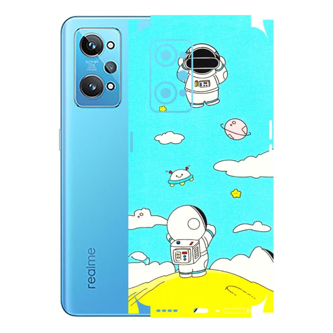 Realme Phone Skins (All Models) - Blue Skies Astro Float - 3D Embossed Finish (L-230) Realme GT 2