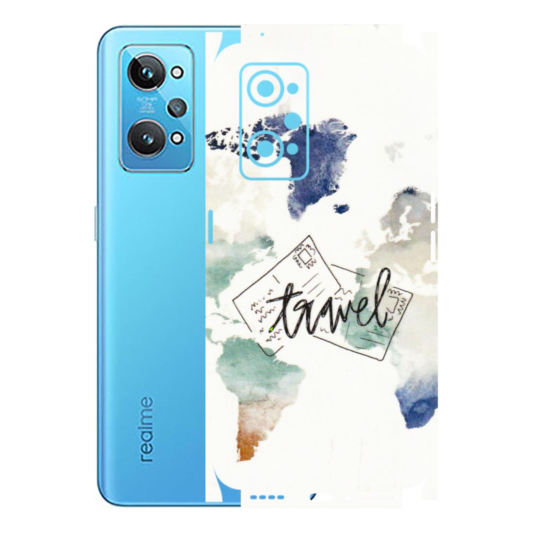 Realme Phone Skins (All Models) - Travel The World - 3D Embossed Finish (L-232) Realme GT 2