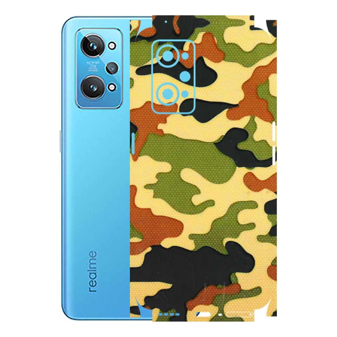 Realme Phone Skins (All Models) - Indian Military - 3D Embossed Finish (L-234) Realme GT 2