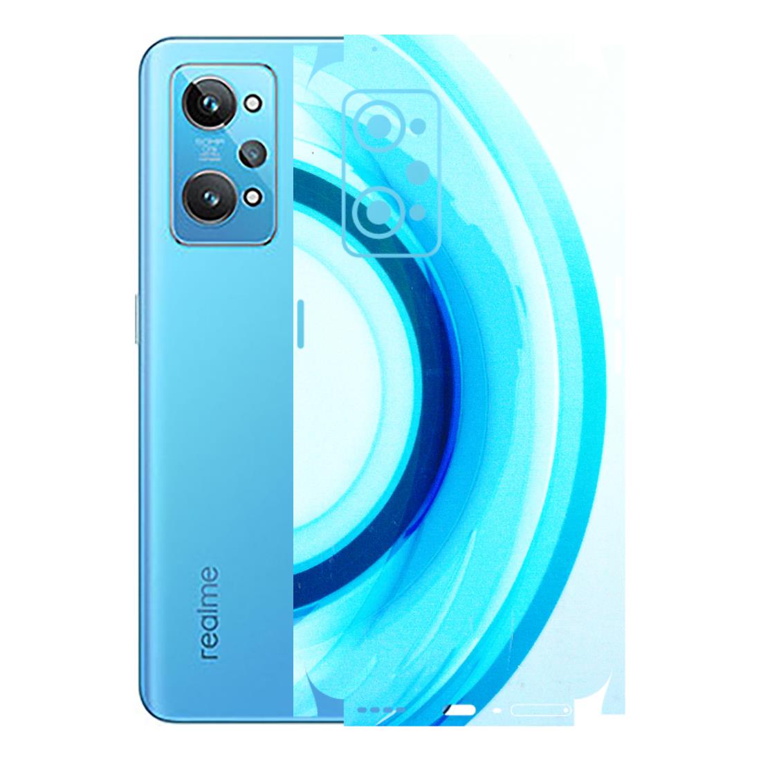 Realme Phone Skins (All Models) - The Blue Curve - 3D Embossed Finish (L-244) Realme GT 2