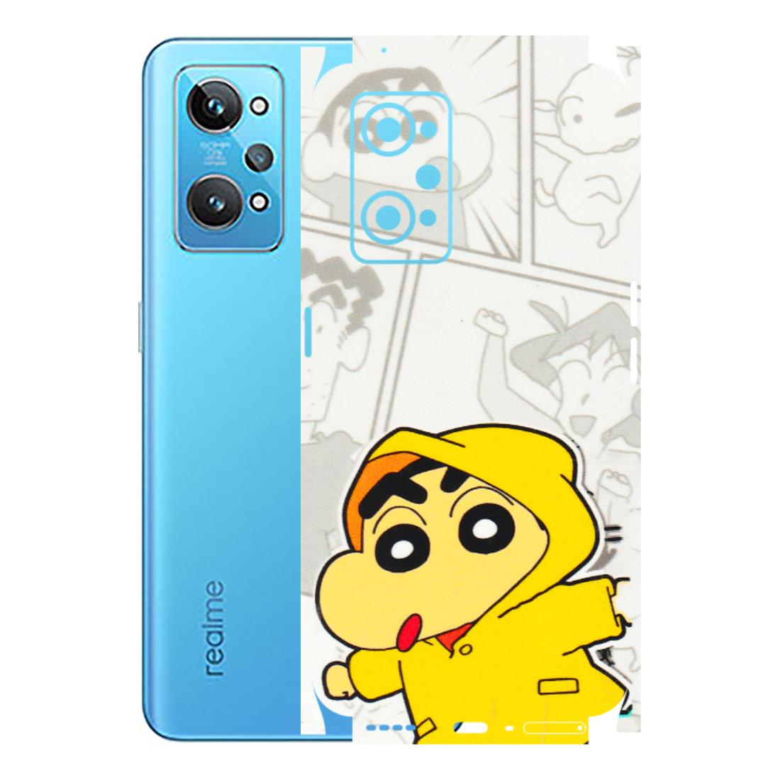 Realme Phone Skins (All Models) - Yellow Shinchan Comic - 3D Embossed Finish (L-246) Realme GT 2