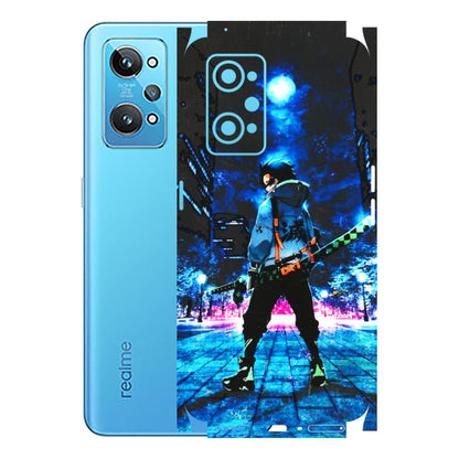 Realme Phone Skins (All Models) - Demon Slayer Sword - 3D Embossed Finish (L-247) Realme GT 2