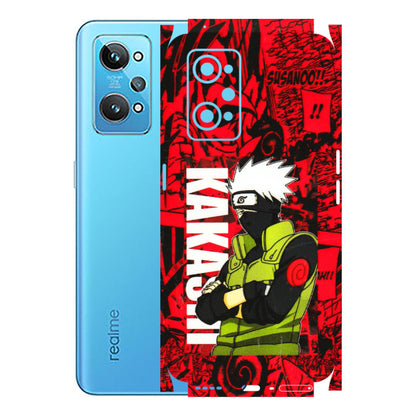 Realme Phone Skins (All Models) - Kakashi Red Anime - 3D Embossed Finish (L-251) Realme GT 2