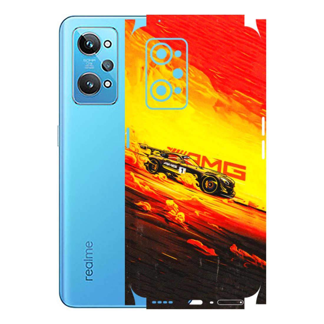 Realme Phone Skins (All Models) - AMG Car Speed Cover - 3D Embossed Finish (L-256) Realme GT 2