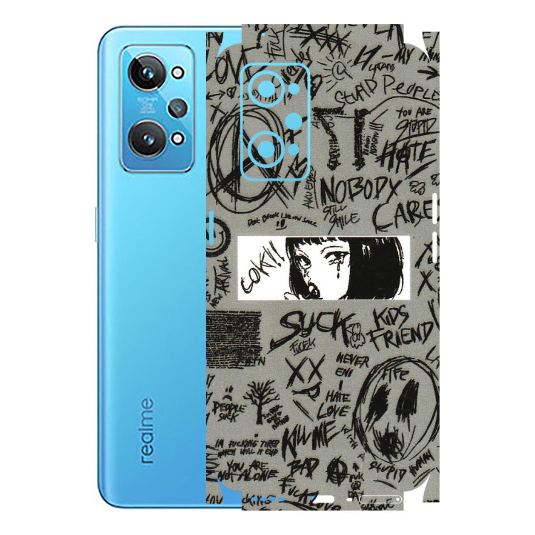 Realme Phone Skins (All Models) - Never Have Love Anime - 3D Embossed Finish (L-260) Realme GT 2