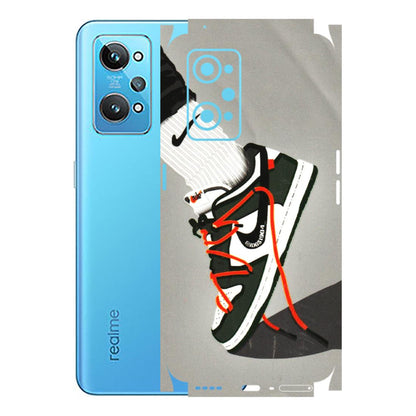 Realme Phone Skins (All Models) - New Grey Sneaker - 3D Embossed Finish (L-261) Realme GT 2