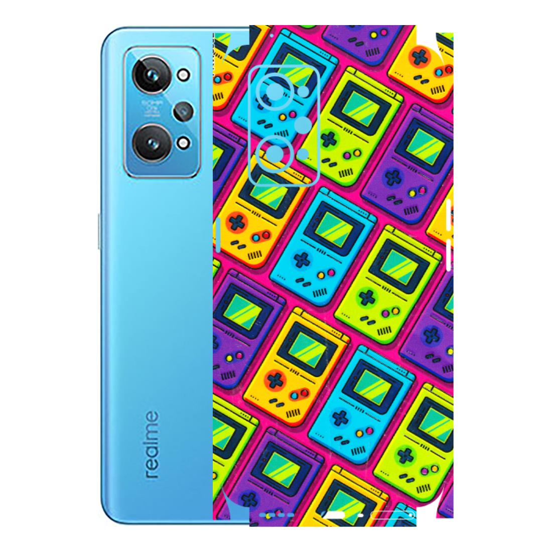 Realme Phone Skins (All Models) - Gameboy Colourful - 3D Embossed Finish (L-266) Realme GT 2