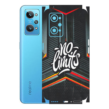 Realme Phone Skins (All Models) - No Limits - 3D Embossed Finish (L-286) Realme GT 2