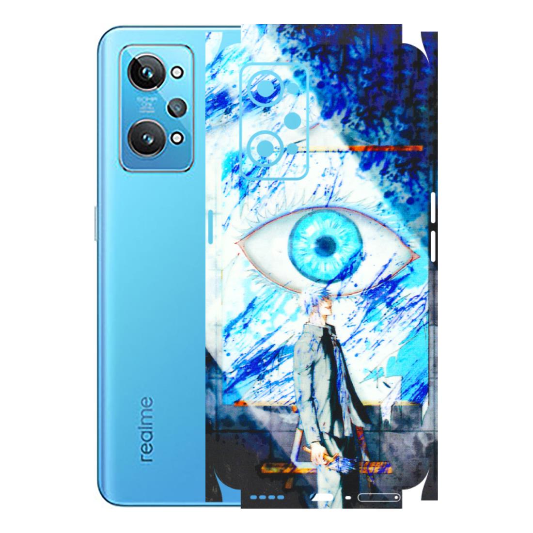 Realme Phone Skins (All Models) - Anime Sea Blue Eye - 3D Embossed Finish (L-318) Realme GT 2