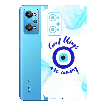 Realme Phone Skins (All Models) - Evil Eye Good Things Are Coming - 3D Embossed Finish (L-322) Realme GT 2