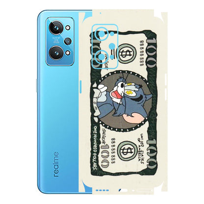 Realme Phone Skins (All Models) - Tom Hundred Dollar - 3D Embossed Finish (L-324) Realme GT 2