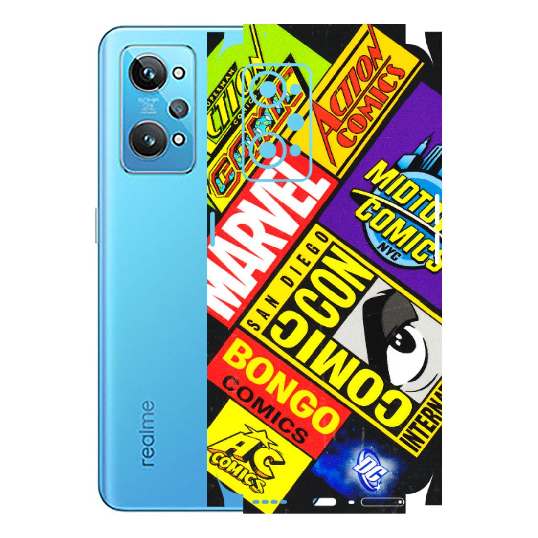 Realme Phone Skins (All Models) - Bongo Comic Con - 3D Embossed Finish (L-325) Realme GT 2