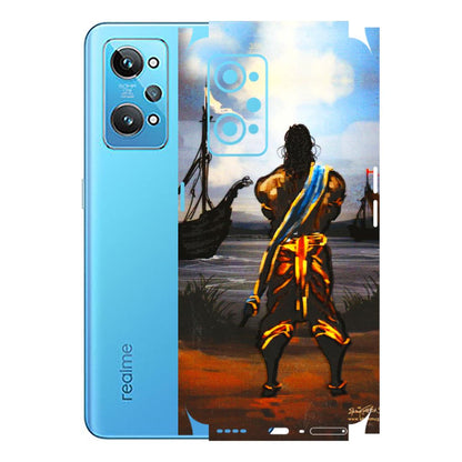 Realme Phone Skins (All Models) - Heavenly God Figure - 3D Embossed Finish (L-34) Realme GT 2