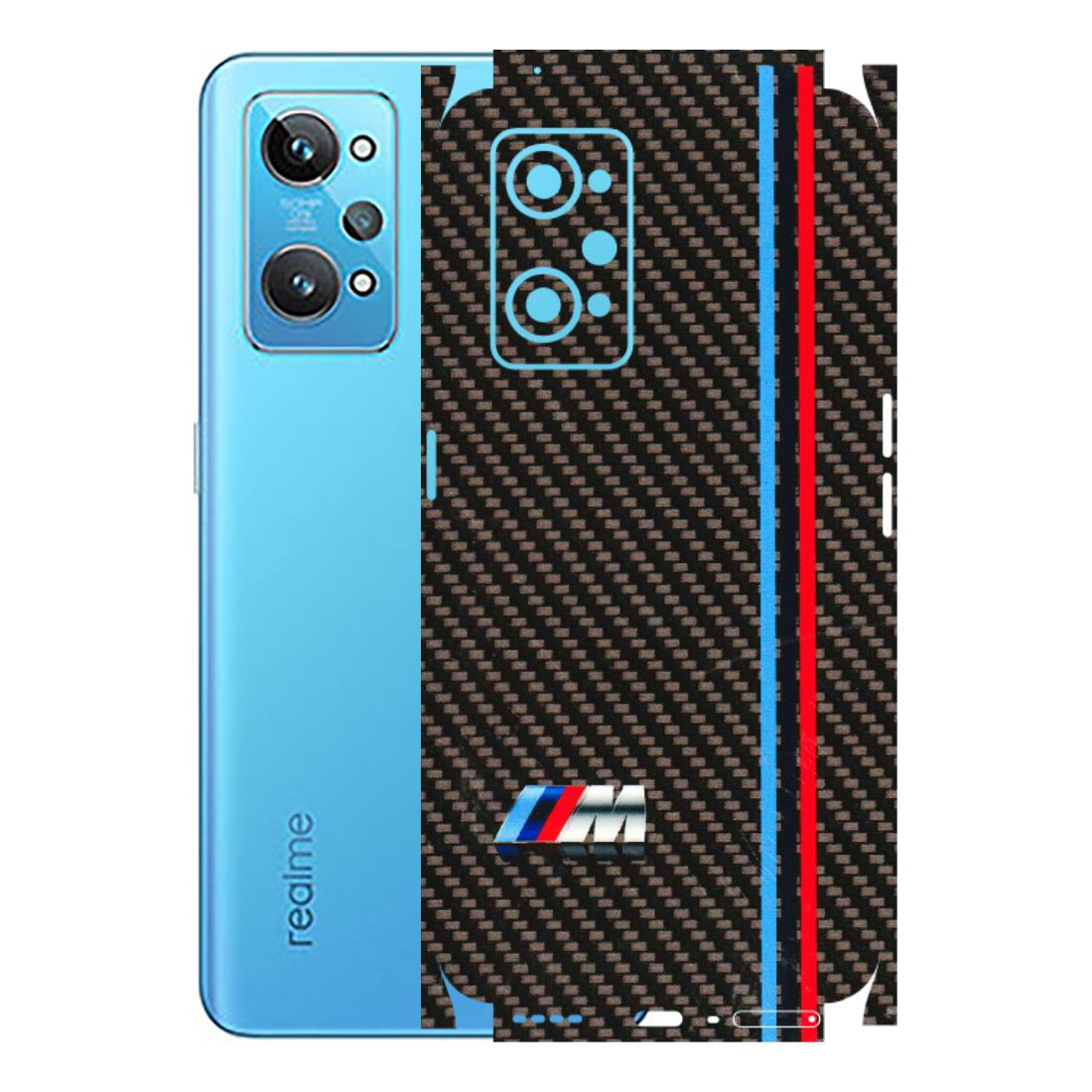 Realme Phone Skins (All Models) - BM Carbon Fiber Feels - 3D Embossed Finish (L-38) Realme GT 2