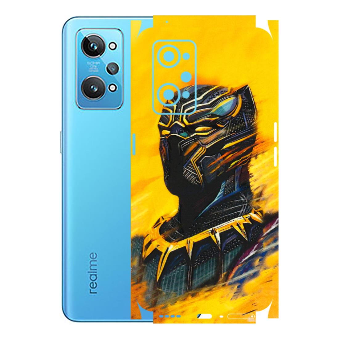 Realme Phone Skins (All Models) - Yellow Panther - 3D Embossed Finish (L-54) Realme GT 2
