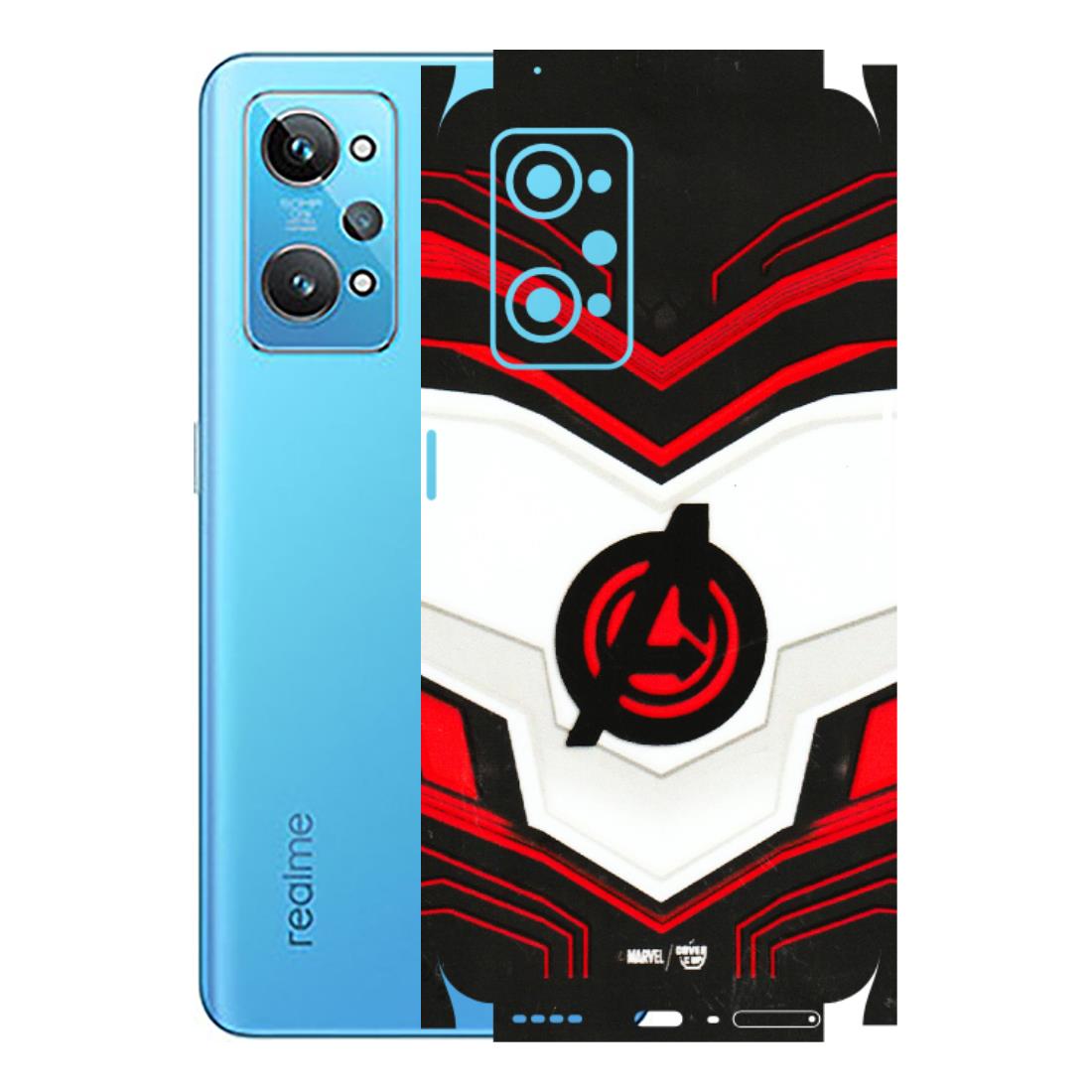 Realme Phone Skins (All Models) - Avengers Logo - 3D Embossed Finish (L-55) Realme GT 2