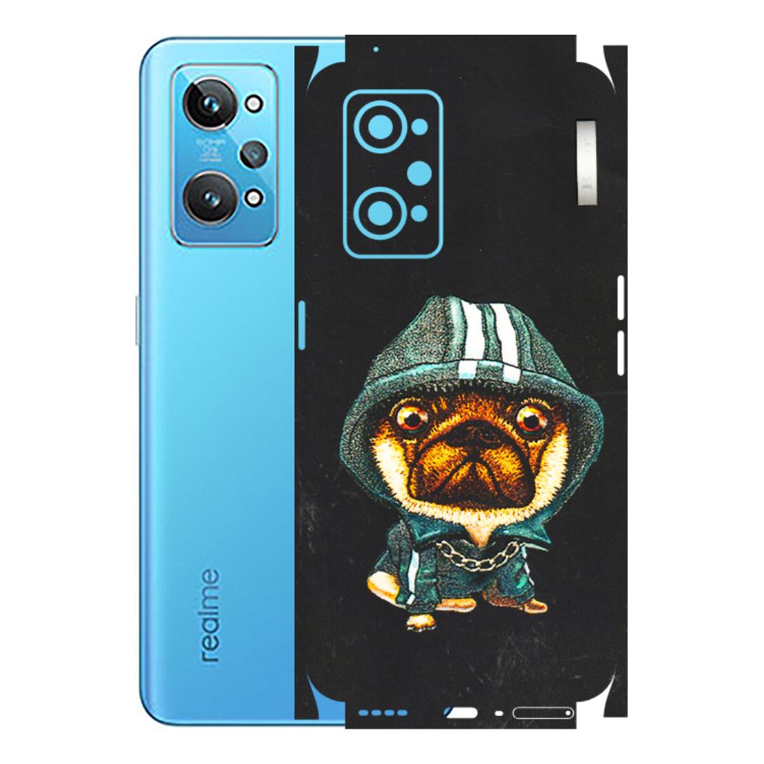 Realme Phone Skins (All Models) - Puppy N Hoodie - 3D Embossed Finish (L-90) Realme GT 2