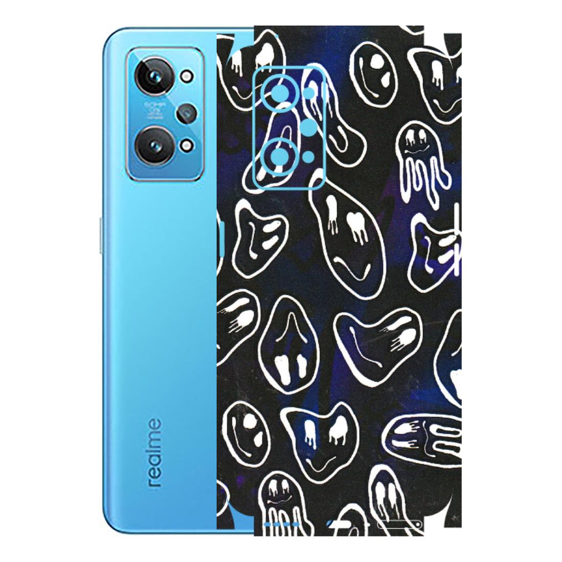 Realme Phone Skins (All Models) - Distorted Smileys - 3D Embossed Finish (L-92) Realme GT 2