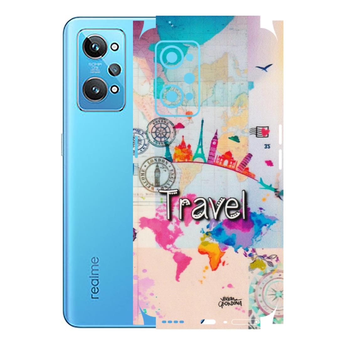 Realme Phone Skins (All Models) - Travel The Wonders - Matte Finish (M-108) Realme GT 2