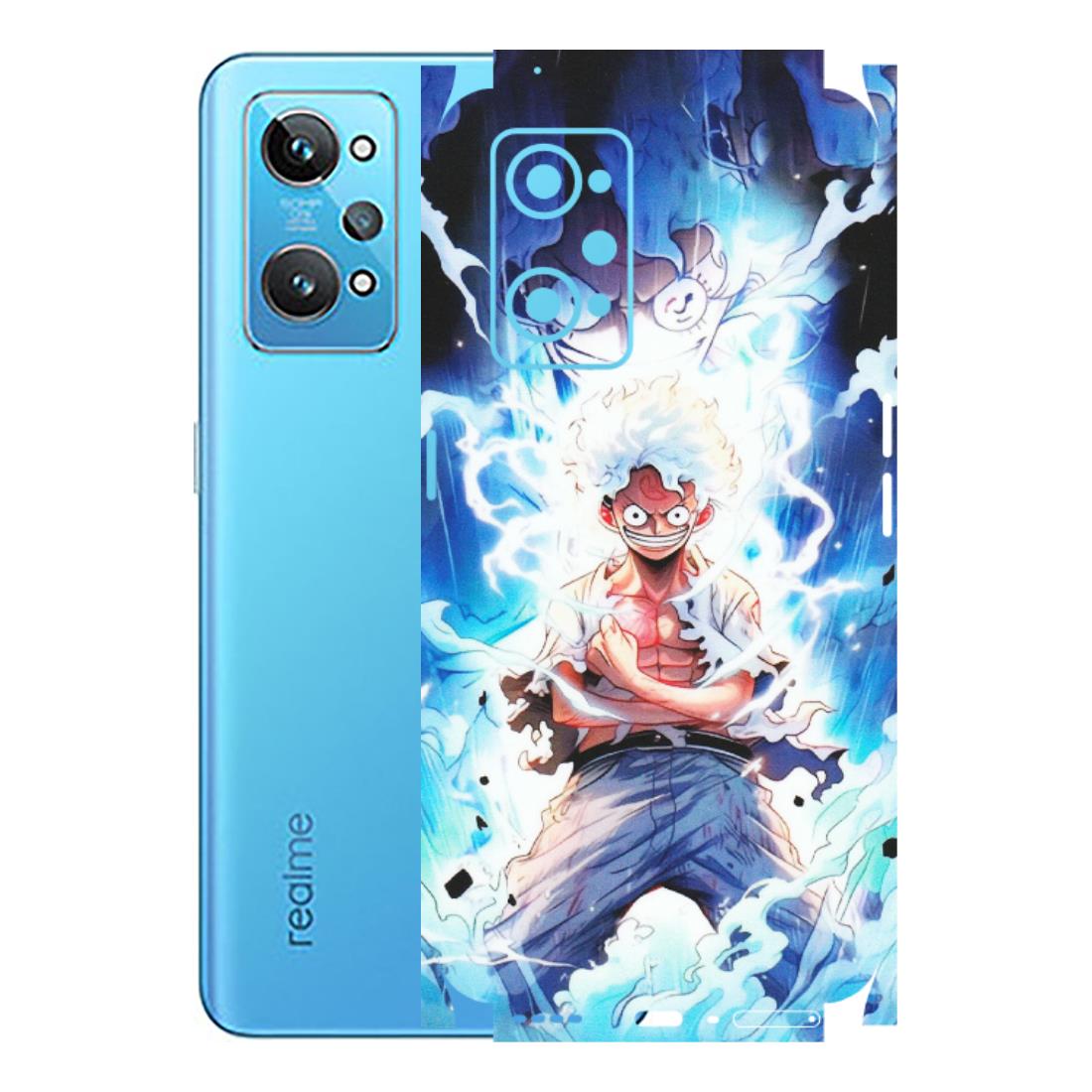 Realme Phone Skins (All Models) - Blue Thunder Luffy Anime - Matte Finish (M-132) Realme GT 2