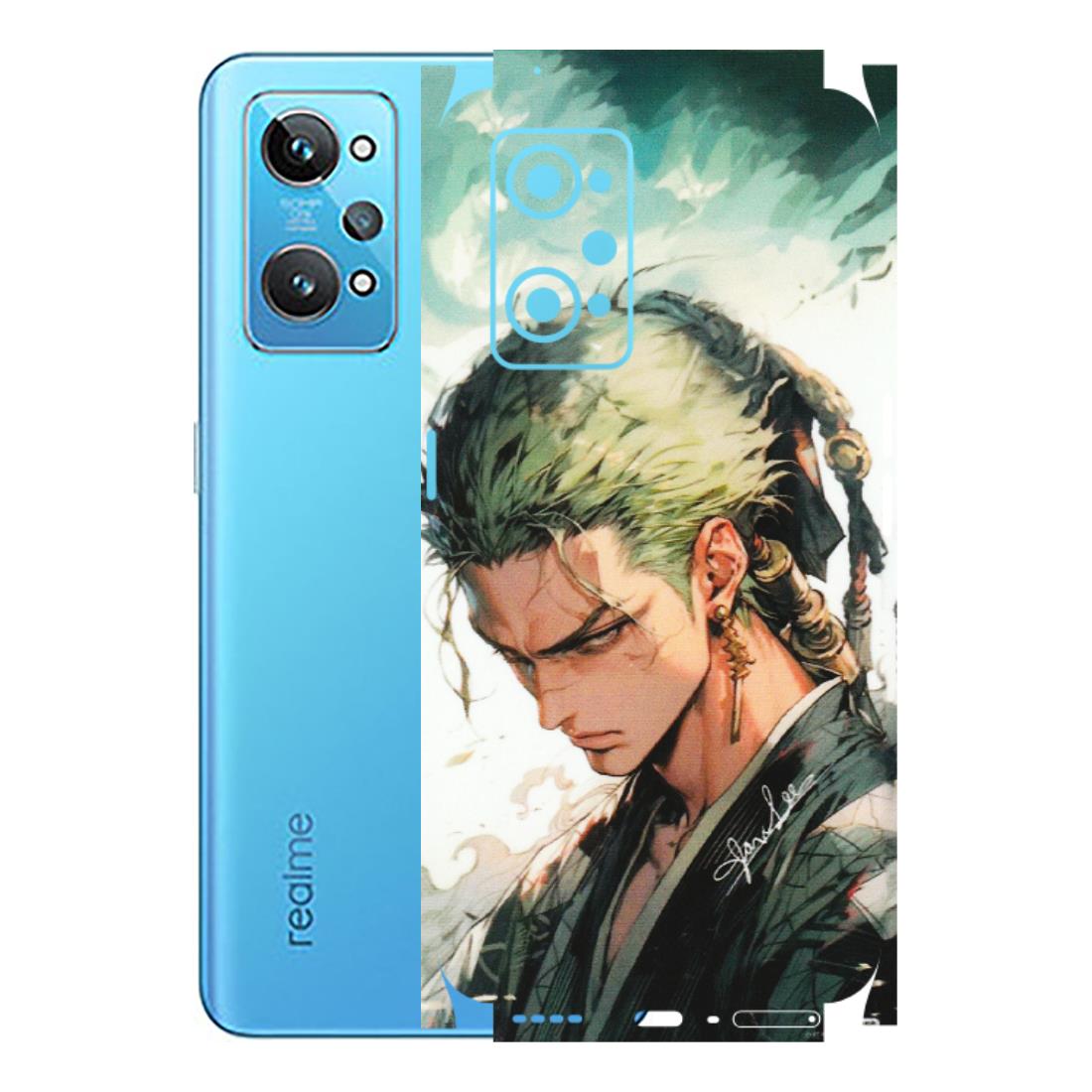 Realme Phone Skins (All Models) - New Roronoa Zoro One Picece Anime - Matte Finish (M-140) Realme GT 2